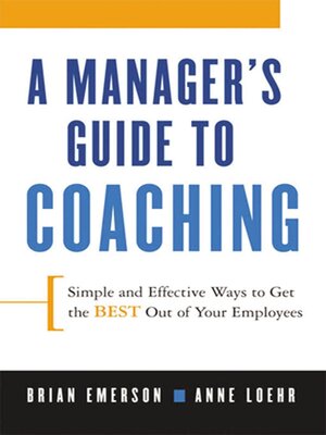 cover image of A Manager's Guide to Coaching